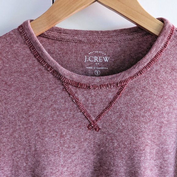 J Crew Red Long Sleeve Shirt - Picture 3 of 6